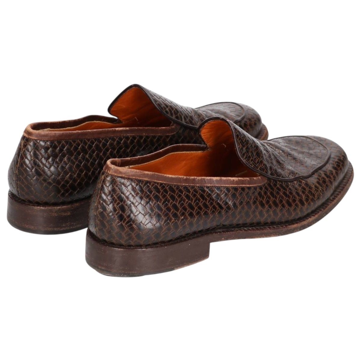 古着 TO BOOT YORK 蛇柄 パイソン柄 ローファーシューズ イタリア製 8 1 2 M メンズ26 5 cm相当 saa 014586