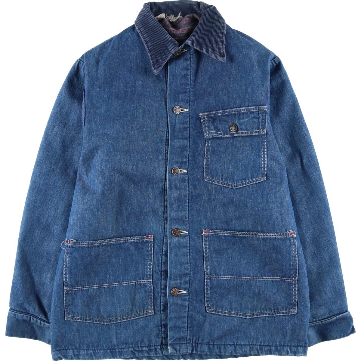 古着 70年代 デニムカバーオール メンズS相当 ヴィンテージ eaa 602833