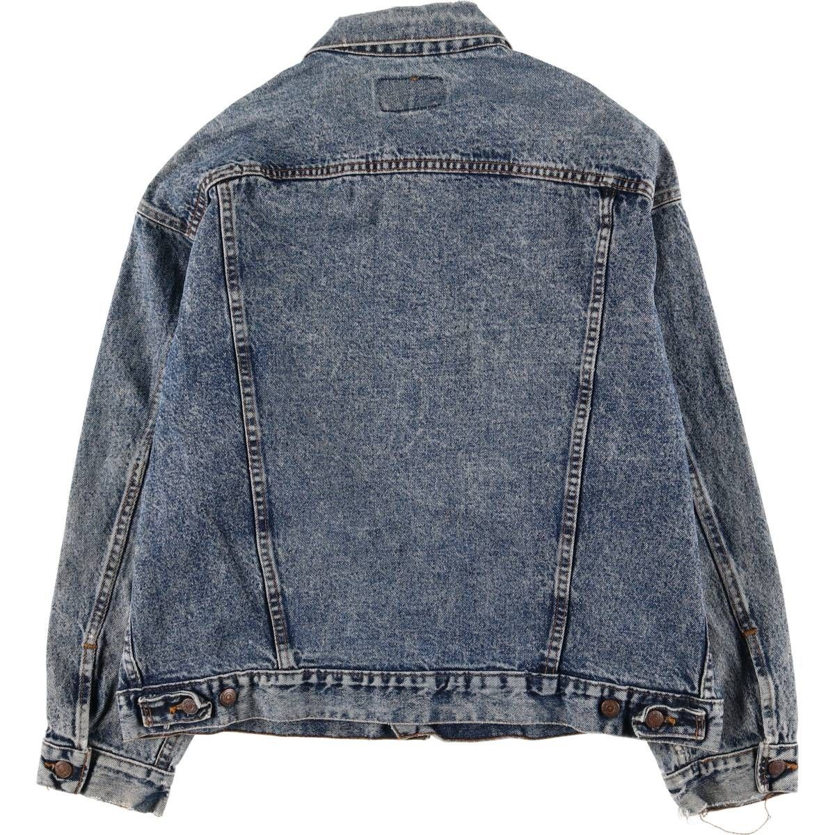 古着 90年代 リーバイス Levi s 70507-0227 ケミカルウォッシュ デニムジャケット Gジャン メンズXL相当 ヴィンテージ eaa 603982