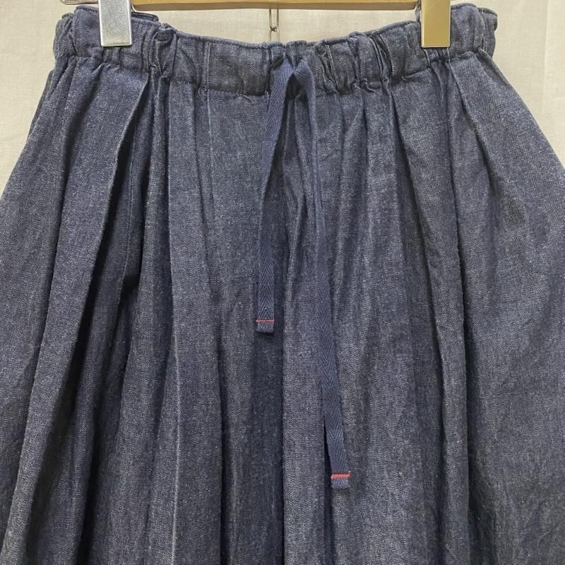 ティグルブロカンテ デニムバルーンスカート インディゴ 日本製