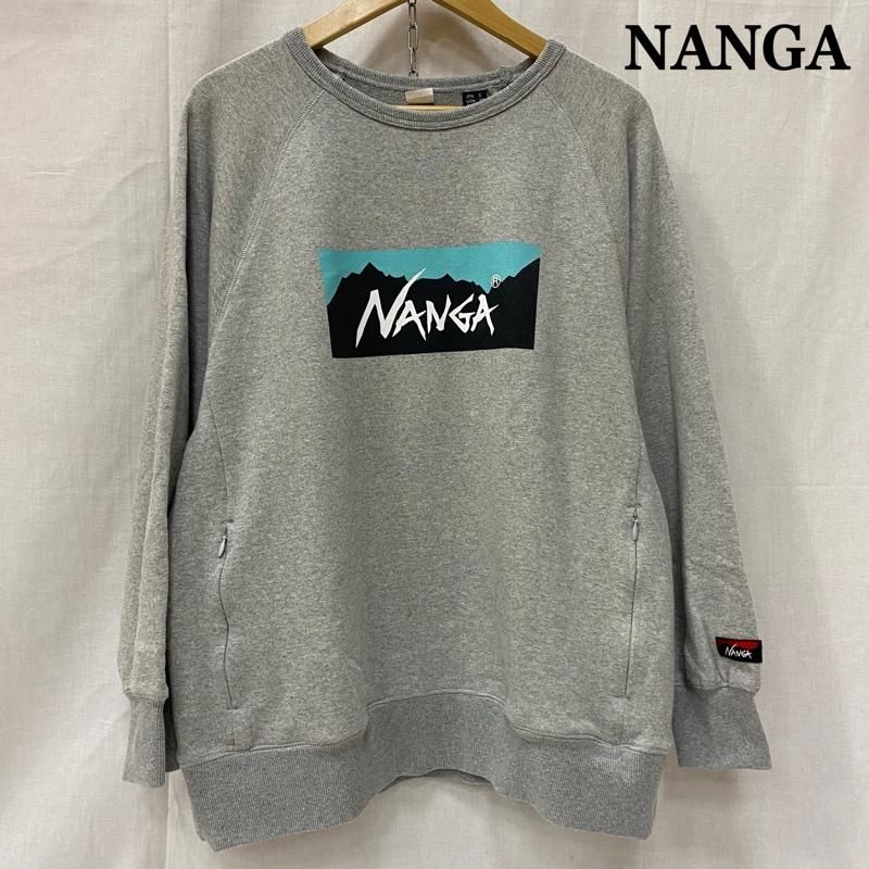 ナンガ NW 2311 1 F 201 ECO HYBRID BOX LOGO gray S メンズ ISItems 古着
