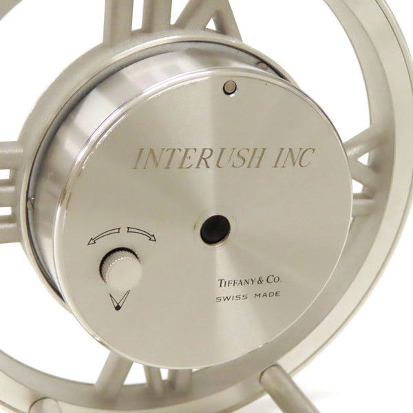 FK25032 美品 TIFFANY＆Co ティファニー アトラス オープン 置時計