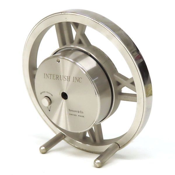 FK25032 美品 TIFFANY＆Co ティファニー アトラス オープン 置時計