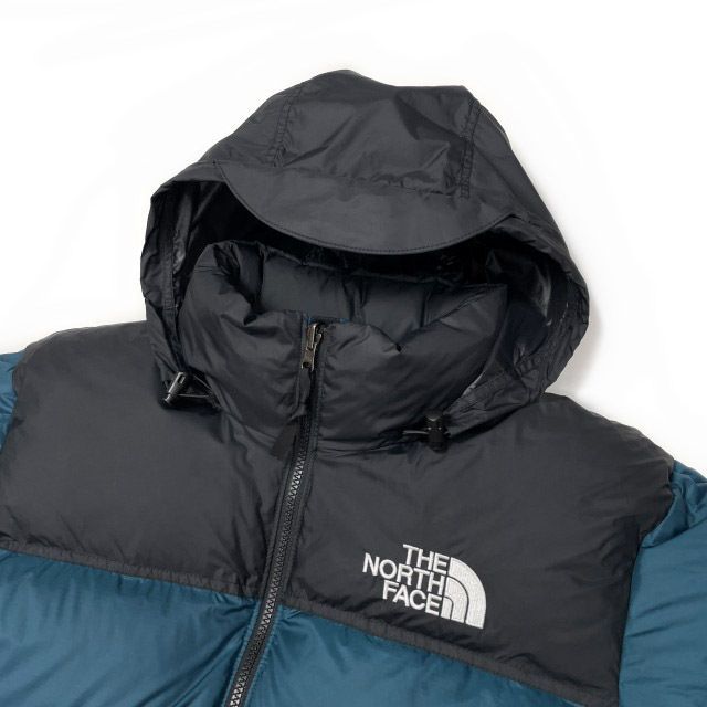 ノースフェイス ダウンジャケット ヌプシ US限定 青 黒 190122 - メルカリ