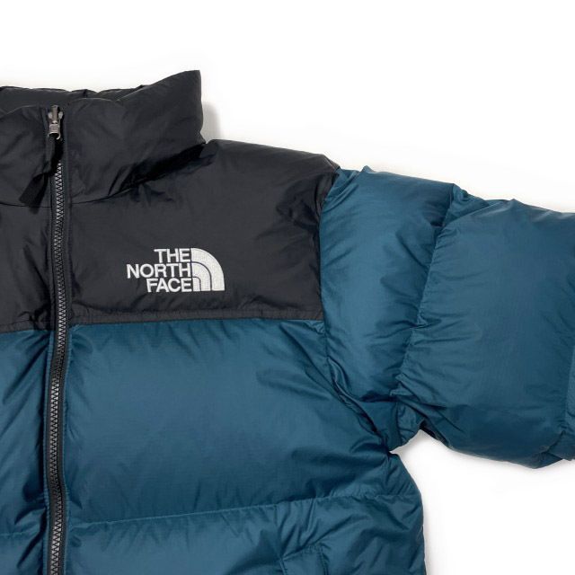 ノースフェイス ダウンジャケット ヌプシ US限定 青 黒 190122 - メルカリ