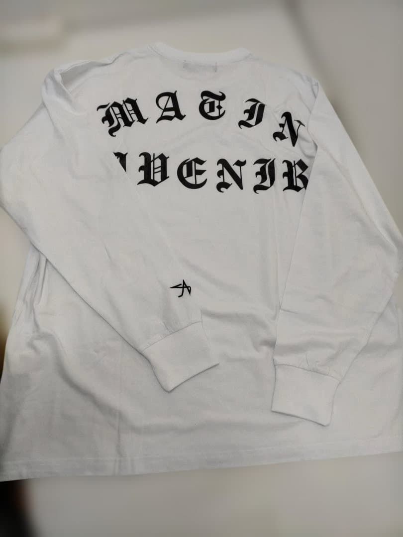 送料無料】MATIN AVENIR ホワイトロンT 長袖 バックロゴ 朝倉未来