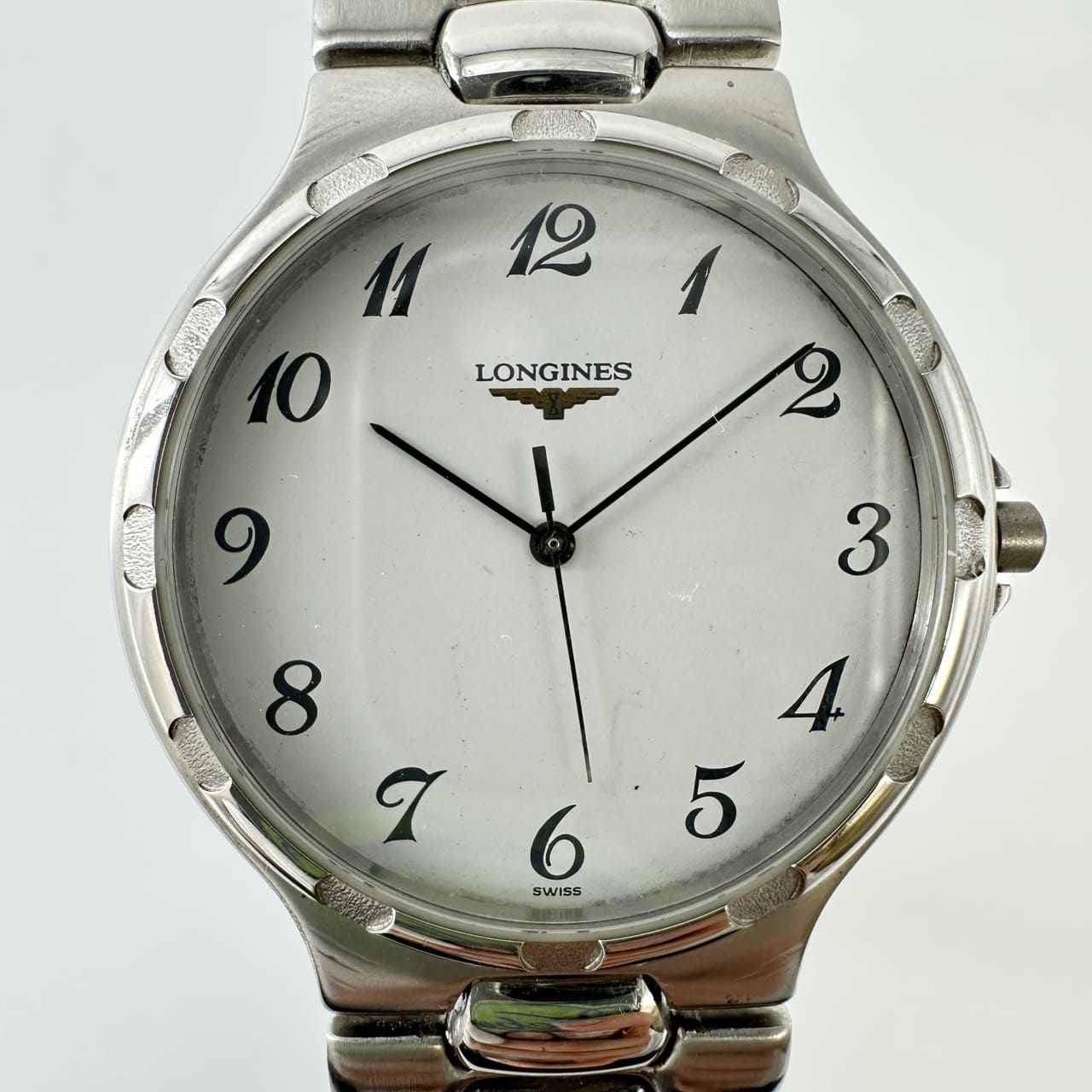 LONGINES ロンジン コンクエスト 腕時計 クォーツ シルバー