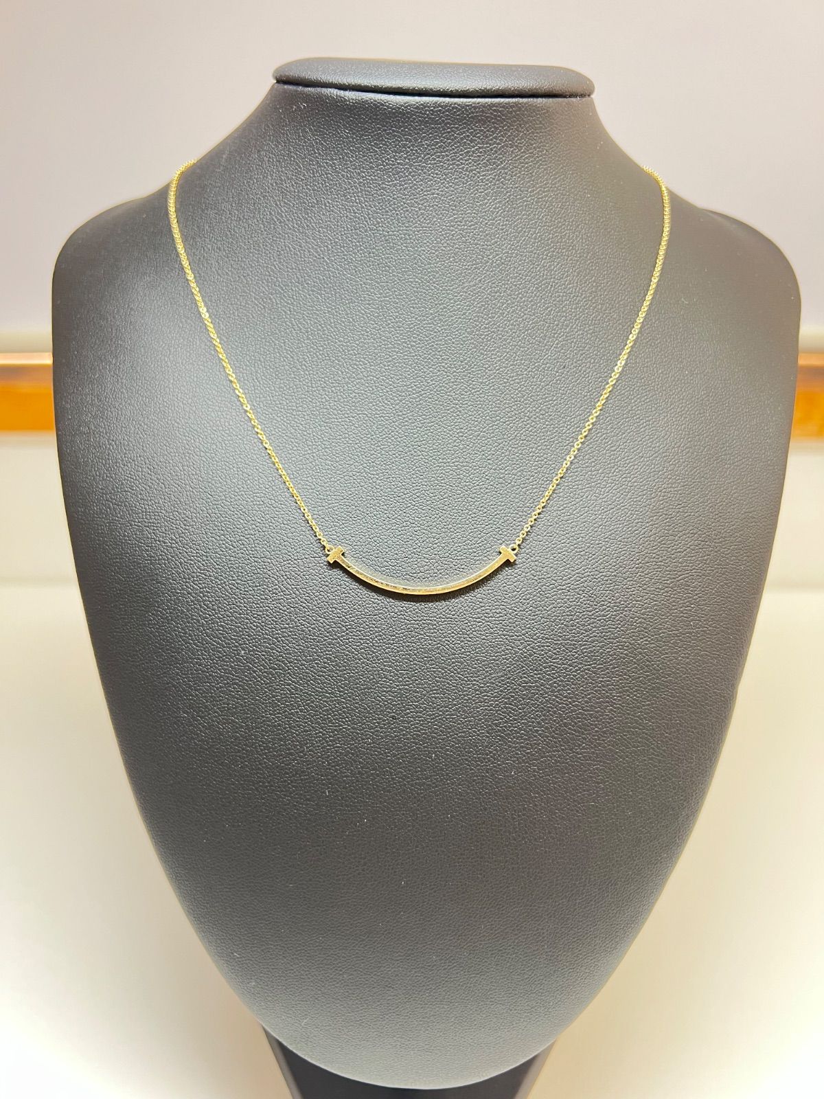 TIFFANY＆Co. ティファニー Tスマイルネックレス スモール750／3g