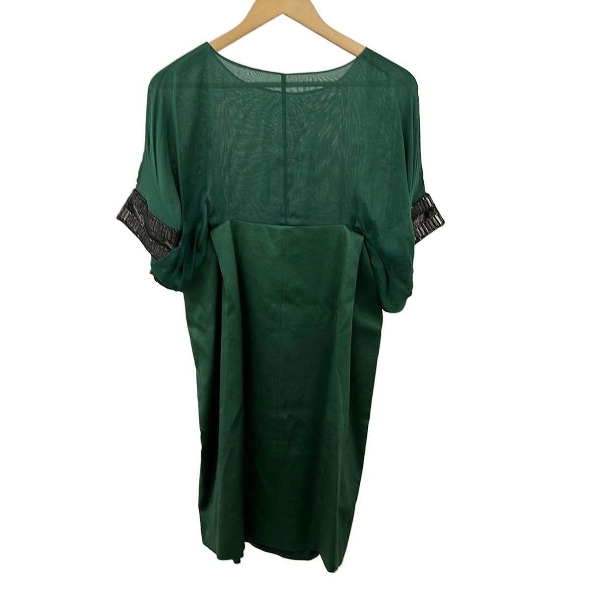 ALBERTA アルベルタ フェレッティ ドレス サイズ40 M レディース - グリーン×ダークグレー