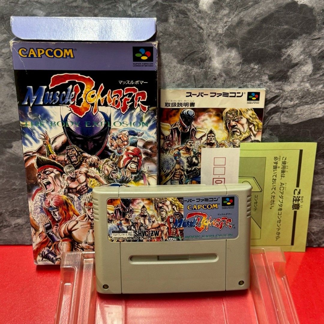 □マッスルボマー スーパーファミコン ソフト 任天堂 スーファミ 【箱