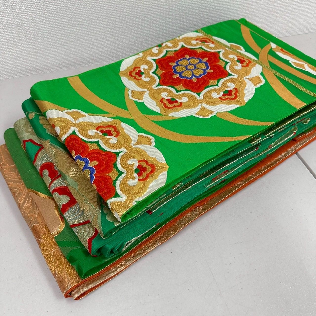 アンティーク 袋帯 正絹 5本 帯まとめ売り リメイク材料 m-561 - メルカリ