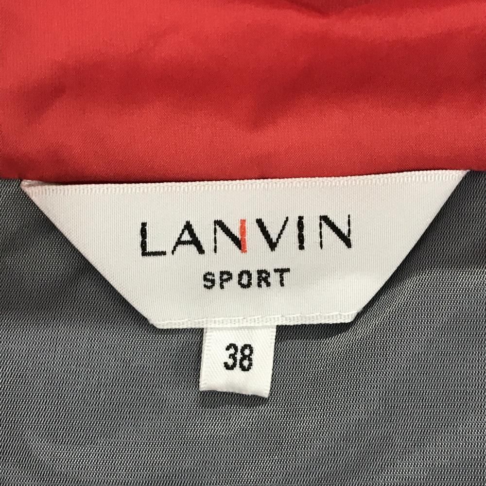 美品】ランバンスポール 2WAY中綿ジャケット レッド キルティング 袖