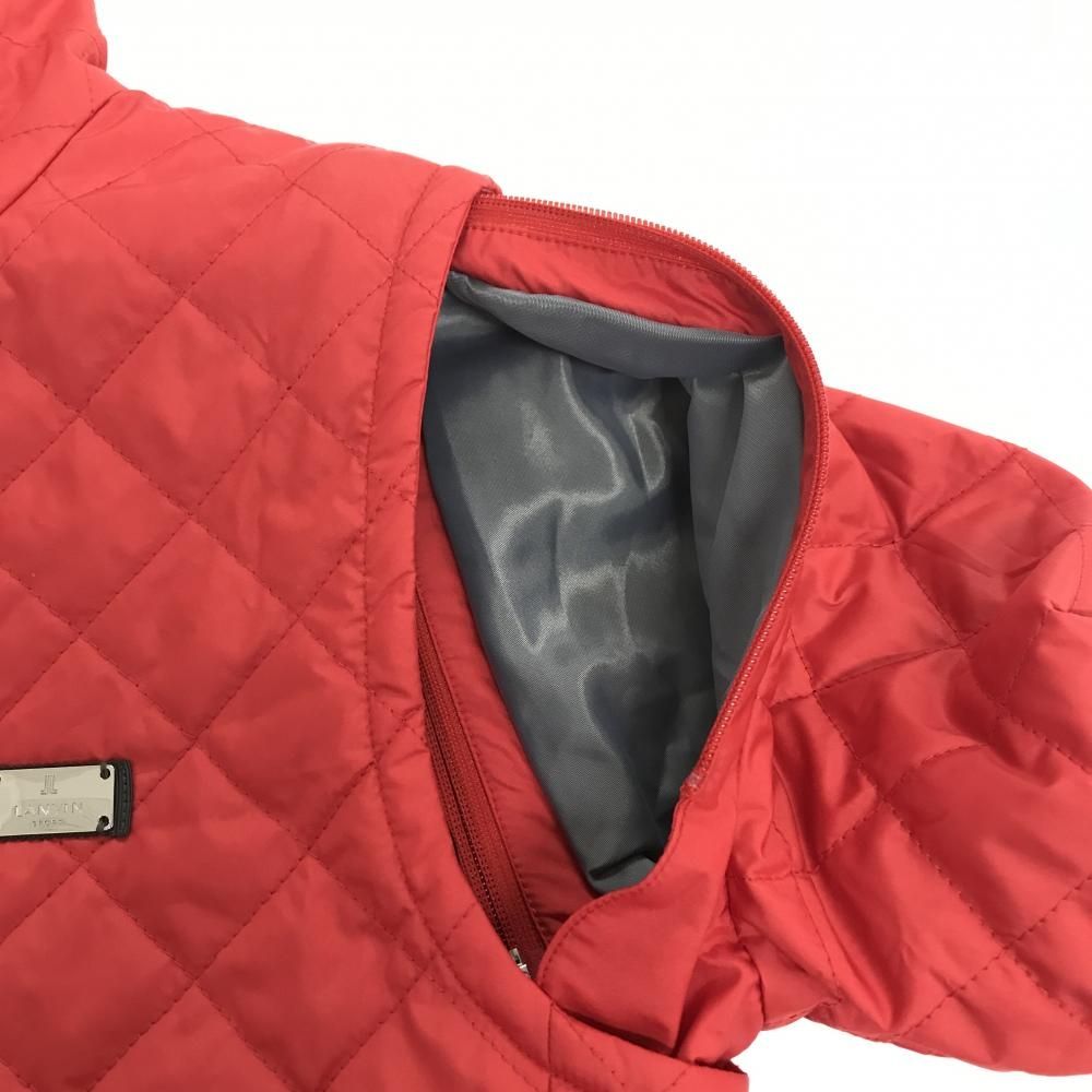 美品】ランバンスポール 2WAY中綿ジャケット レッド キルティング 袖