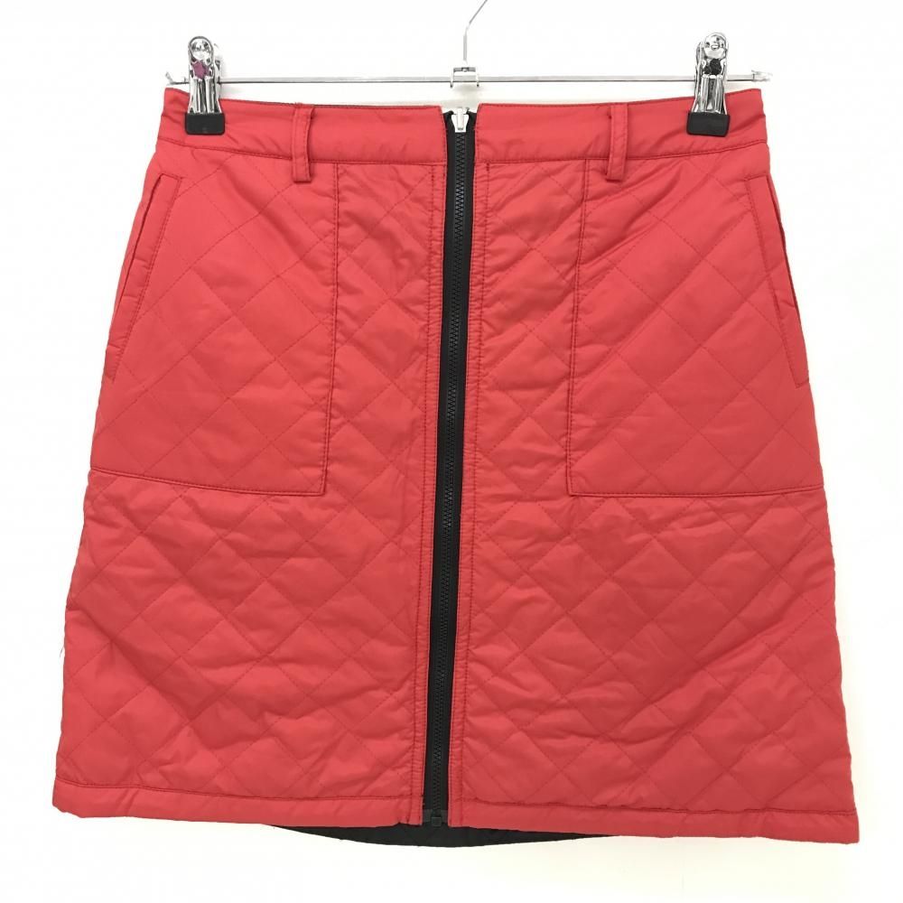 超美品】ランバンスポール 中綿リバーシブルスカート レッド 片面黒