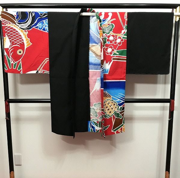 Lサイズ 男物 綿 羽織 大漁旗模様 福服特製 着物羽織り メンズ 和装コート 着物用コート 着物コート 着物羽織 和装 アウター 普段着 和服羽織り おしゃれ 羽織り はおりもの 和服 おでかけ