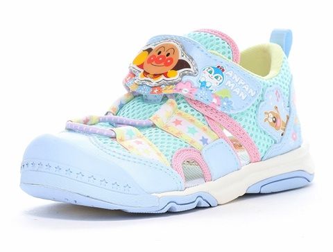 【MoonStar】AP C182 MULTI アンパンマン 子供靴 キッズ サンダル マルチ サマーシューズ ムーンスター ドキンちゃん コキンちゃん チーズ 男の子 女の子 甲バンド サンダル
