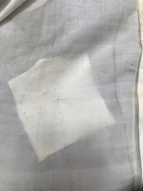 Sサイズ 紋付着物 男物 正絹 五つ紋付 黒の無地 袷着物 黒紋付 最強配送シーズン冬