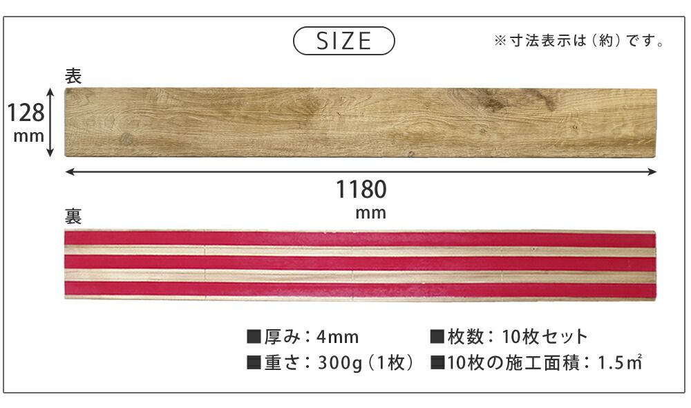 壁に貼れる天然木パネル 組