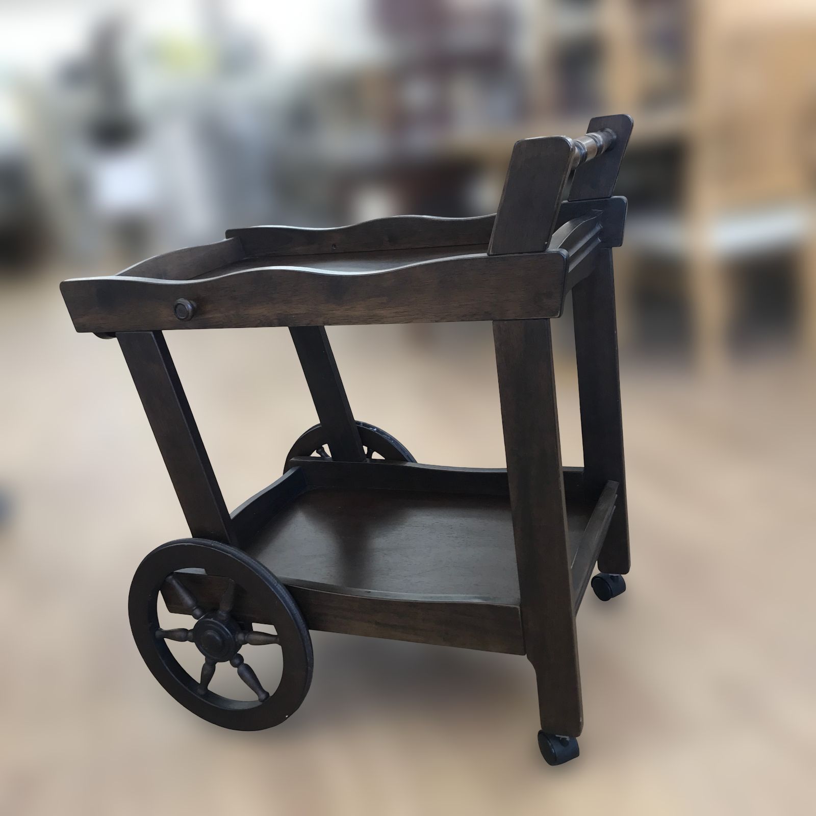 関東地域 販売 リユースの カリモク キッチンワゴン 管理1127 01