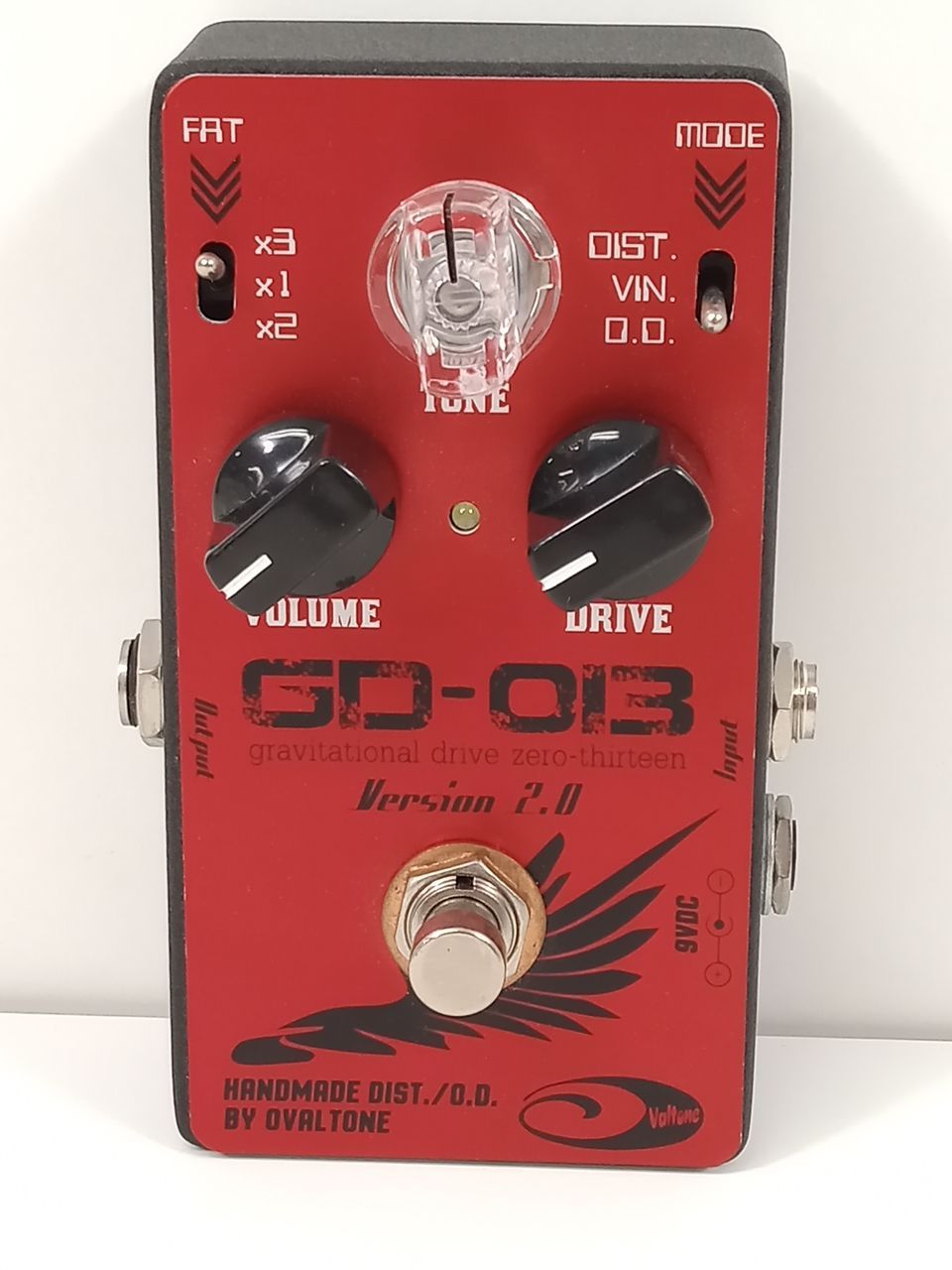 Ovaltone GD-03 ディストーション/オーバードライブ OVALTONE オーバルトーン HANDMADE EFECT PEDALS GD-013 ver.2.0