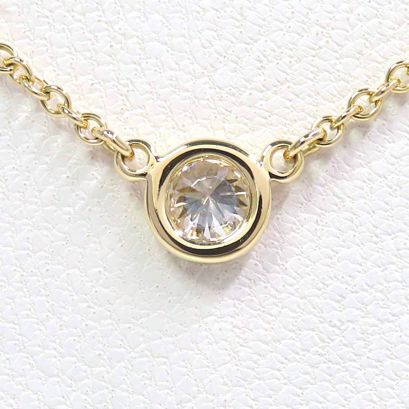 TIFFANY&Co ティファニー Au750 バイザヤード ネックレス ゴールド