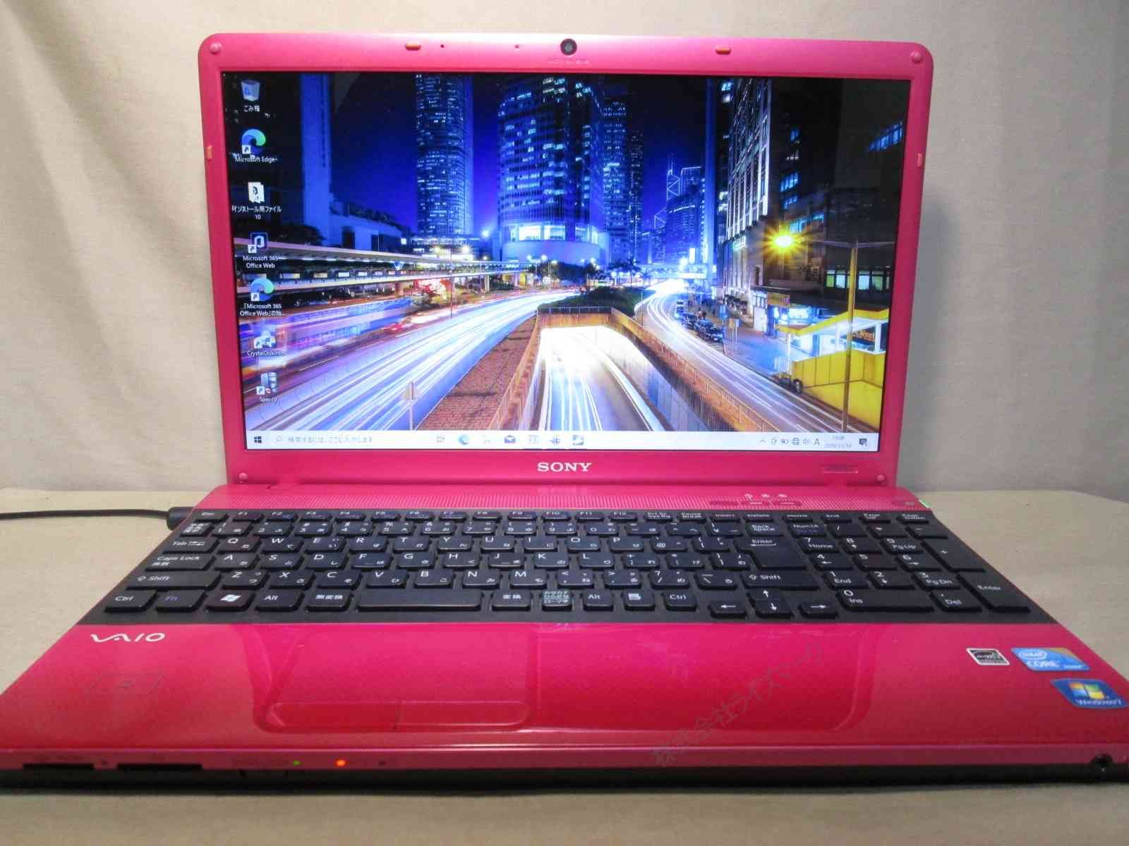 SONY VAIO VPCEB48FJ【Core i3 380M】 【Windows10 Home】MS 365