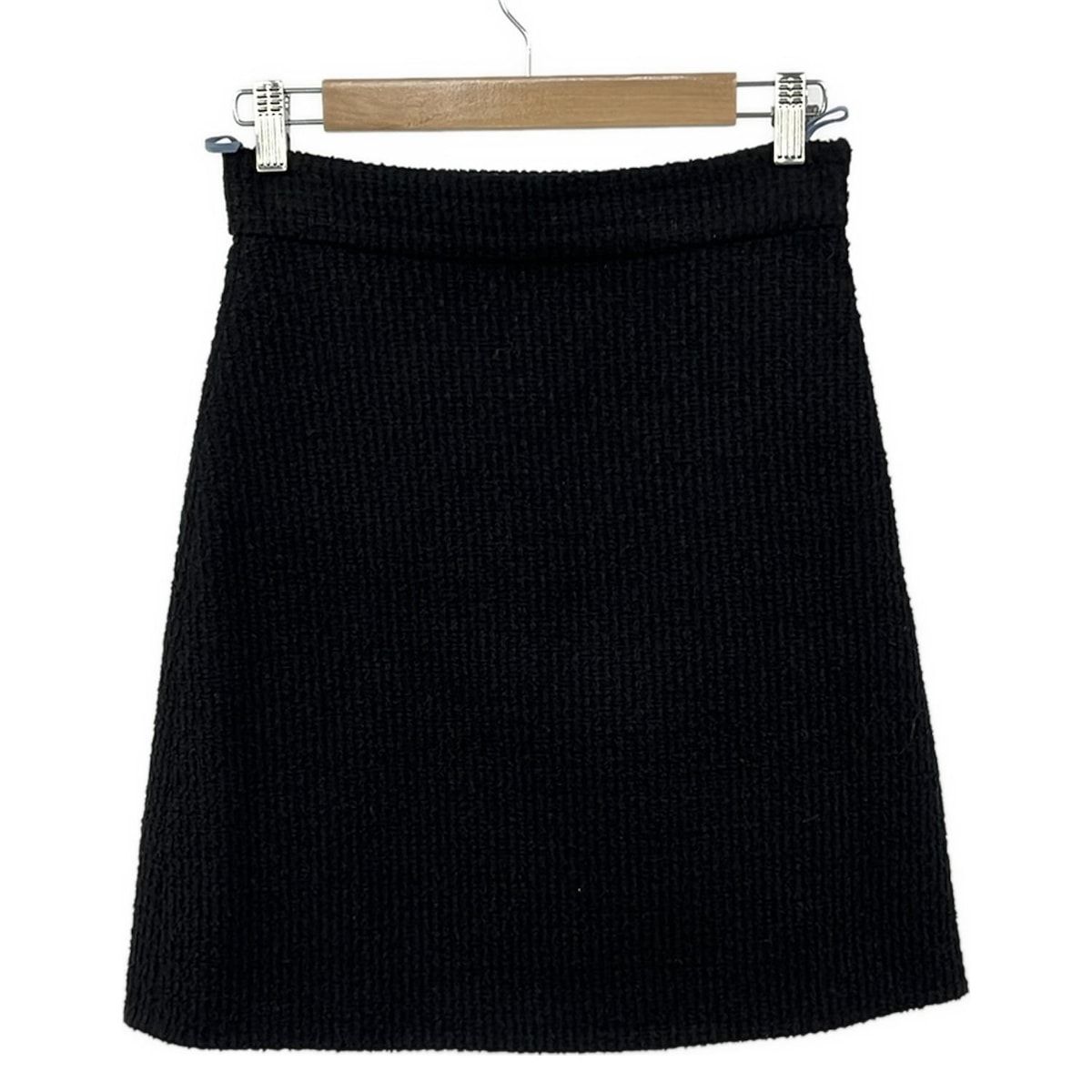 GUCCI グッチ スカート サイズ40 M レディース 481219 黒 ツイード|2017年