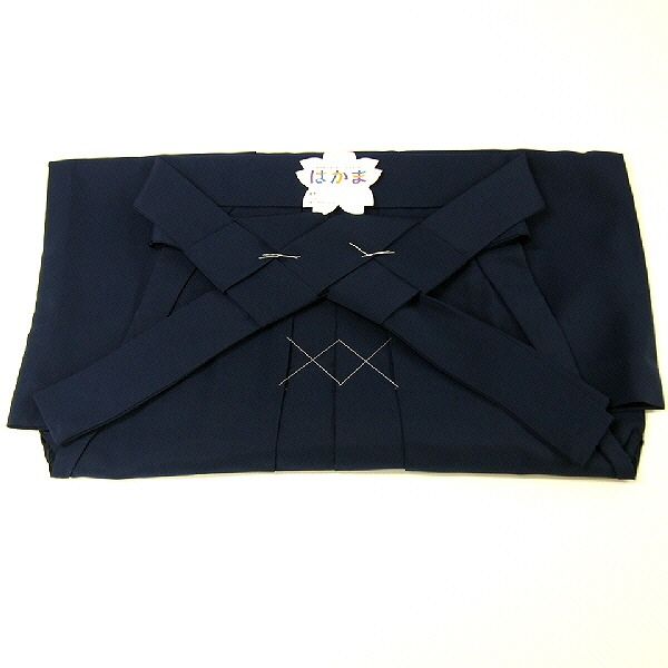 女袴 行灯袴 化繊 紺の無地 選べる 87 91 99 卒業式