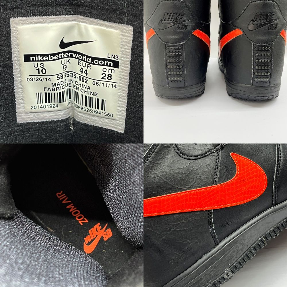 ◇◇NIKE ナイキ スノーボードブーツ 28cm ZF1 X BOA 586535-002