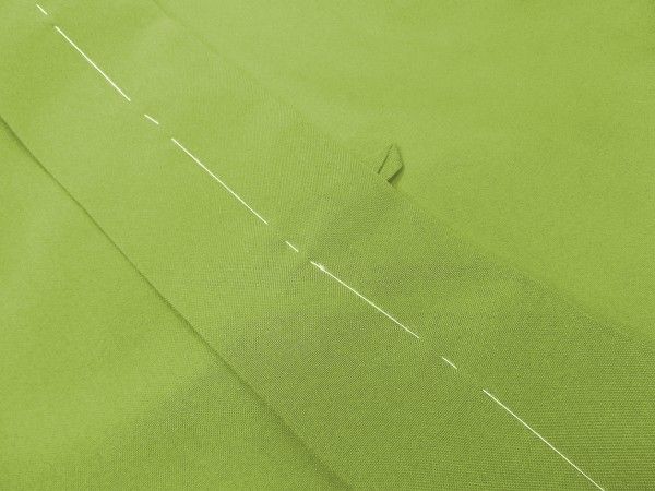 男物 羽織 M L LL の フラットな葉緑色の無地 化繊 袷仕立て 長羽織 メンズ羽織 メンズはおり 男物羽織 茶道 落語 華道 殺陣 居合 舞台 カラオケ 発表会 シーズン冬