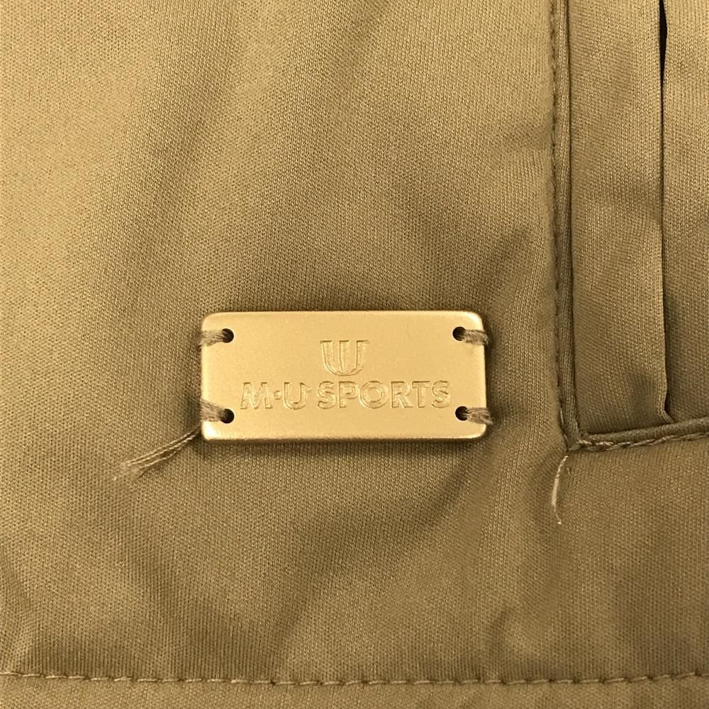 t1978 【mu sports】　ゴルフウェア　総柄　ハイネック　スポーツ　白 MUスポーツメンズゴルフシャツ t1978 【mu sports】 ゴルフウェア 総柄