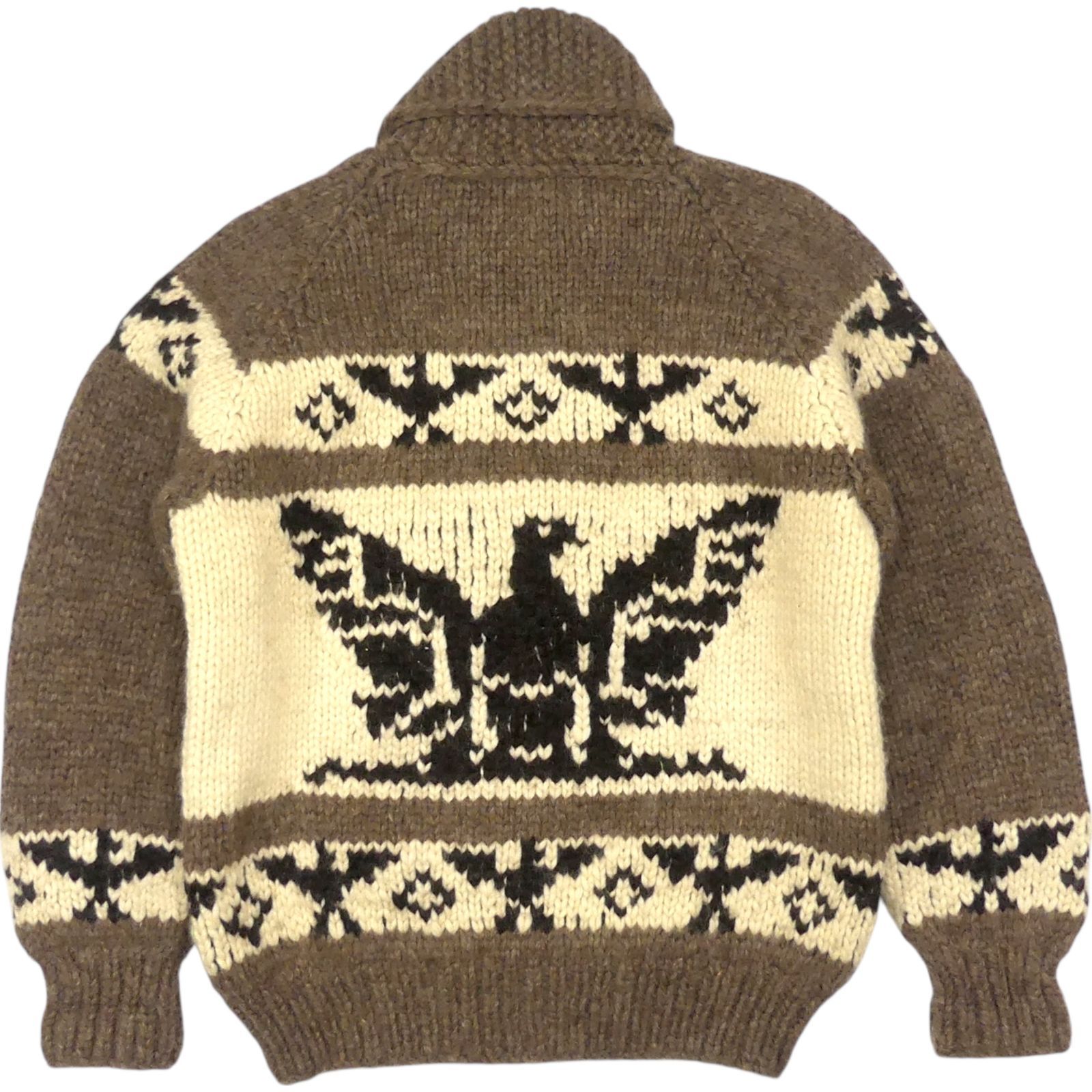 カウチンセーター kanata ニット XXL カナダ製 カナタ 茶