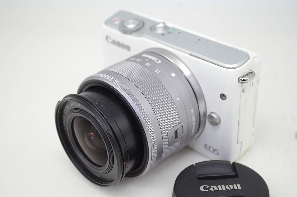 Canon キヤノン EOS M 10 レンズキット EF 15 45 mm F 3 5 6 IS STM ミラーレスオ ホワイト 元 251112 d