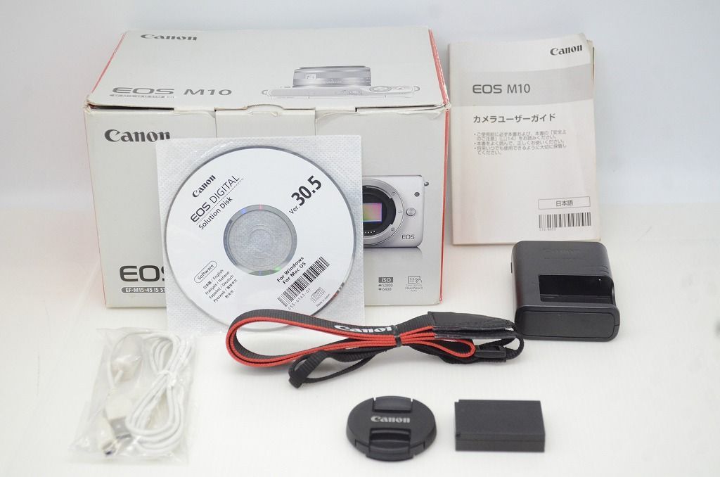  Canon キヤノン EOS M 10 レンズキット EF 15 45 mm F 3 5 6 IS STM ミラーレスオ ホワイト 元 251112 d ミラーレス一眼 デジタルカメラ