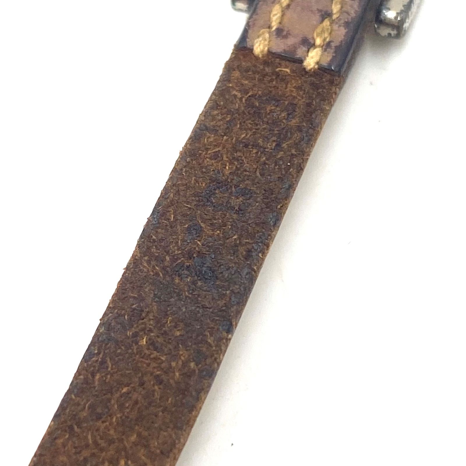 HERMES エルメス アピ3 ブレスレット バングル レザー ヴィンテージ