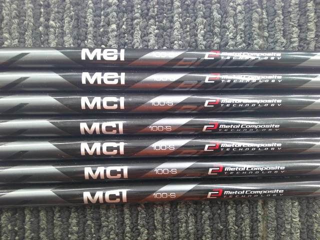 中古 シャフト フジクラ MCI BLACK 100 7本セット/S/0[6995]□博多