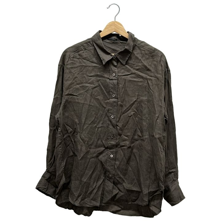 AP STUDIO エーピーステュディオ リネンシャツ レディース カーキ