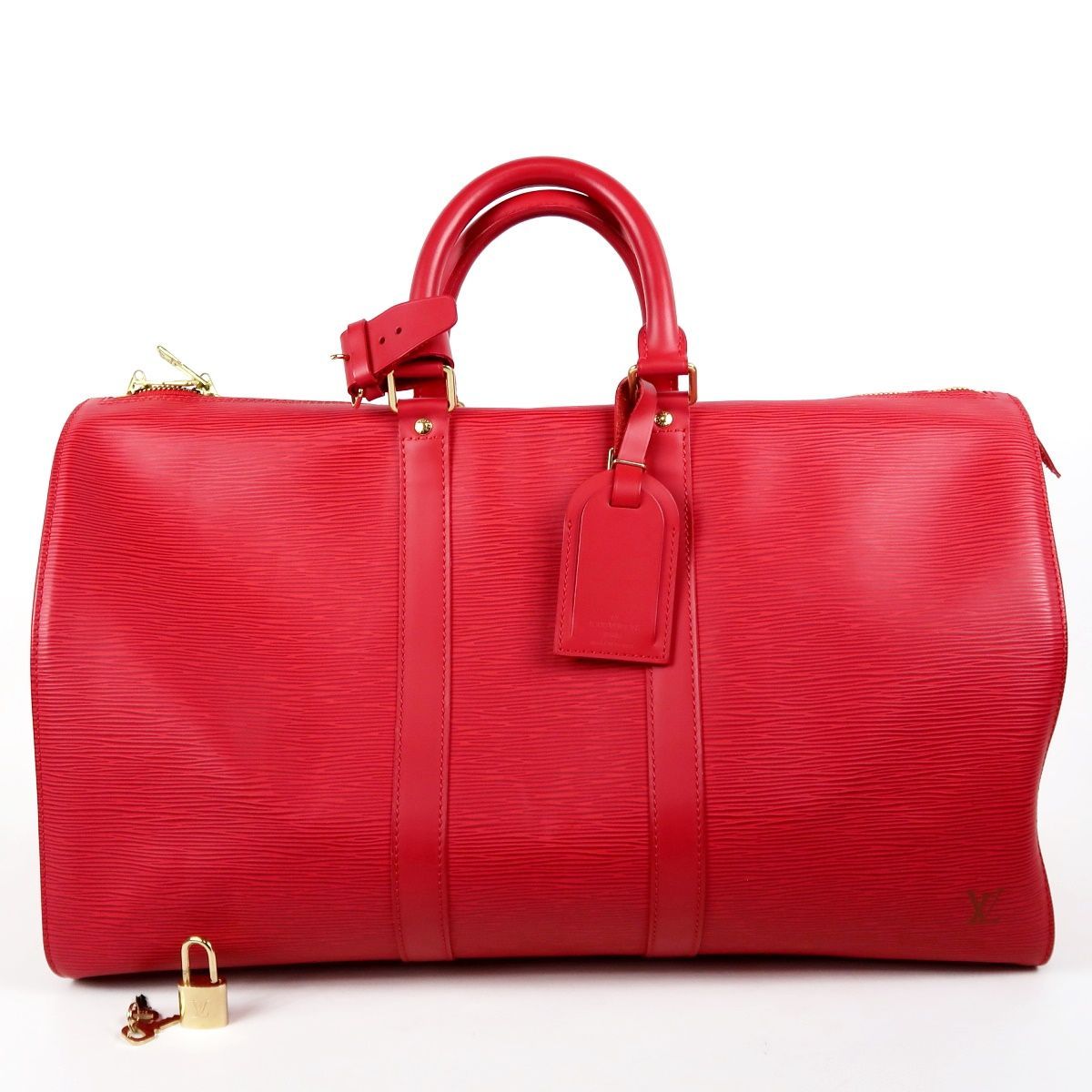 超美品】LOUIS VUITTON ヴィトン キーポル45 ソフトエピ レザー