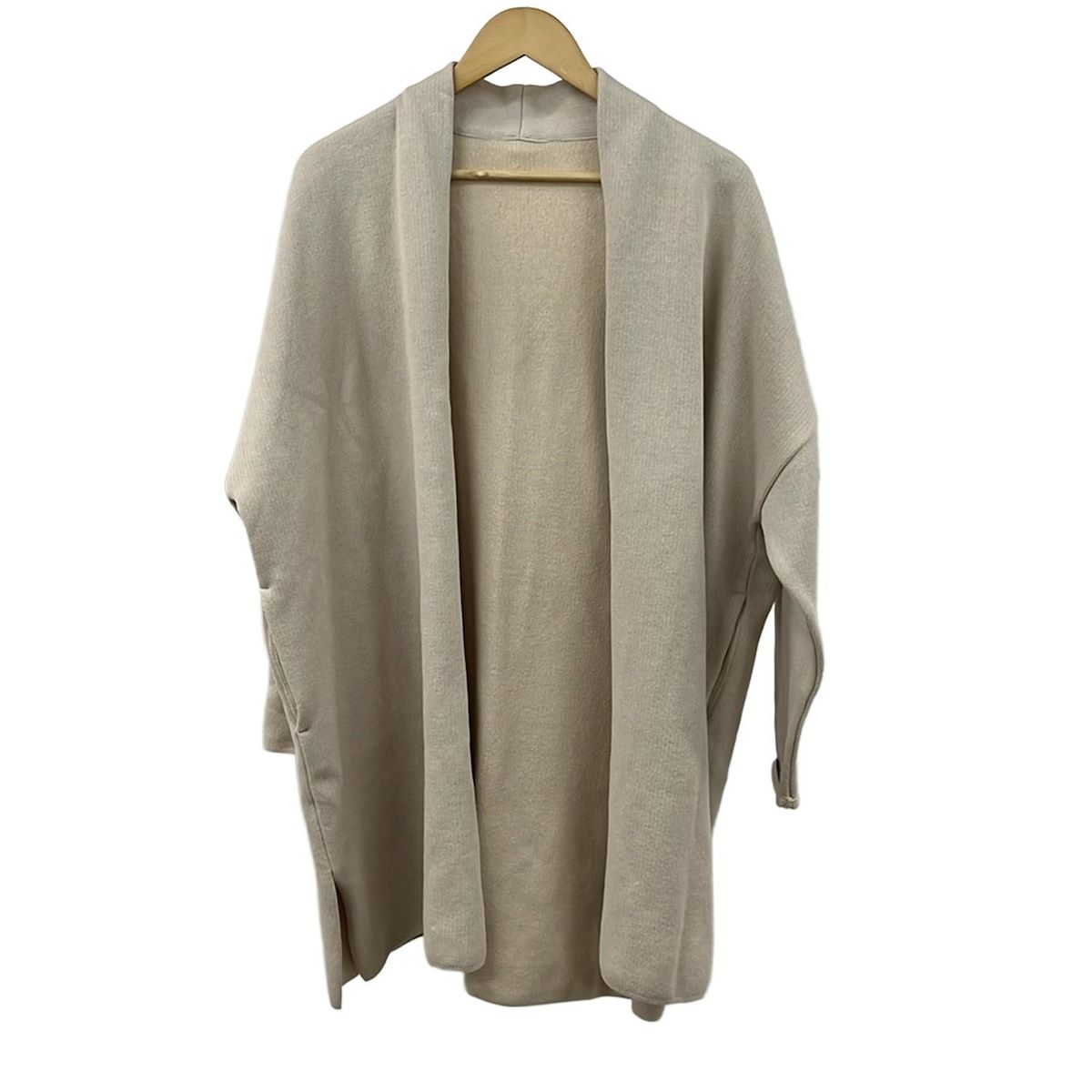 MUSE　ドゥーズィエムクラス　ロングカーディガン　レディース　ベージュ　ウール MUSE de DEUXIEME CLASSE(ミューズデドゥーズィエムクラス