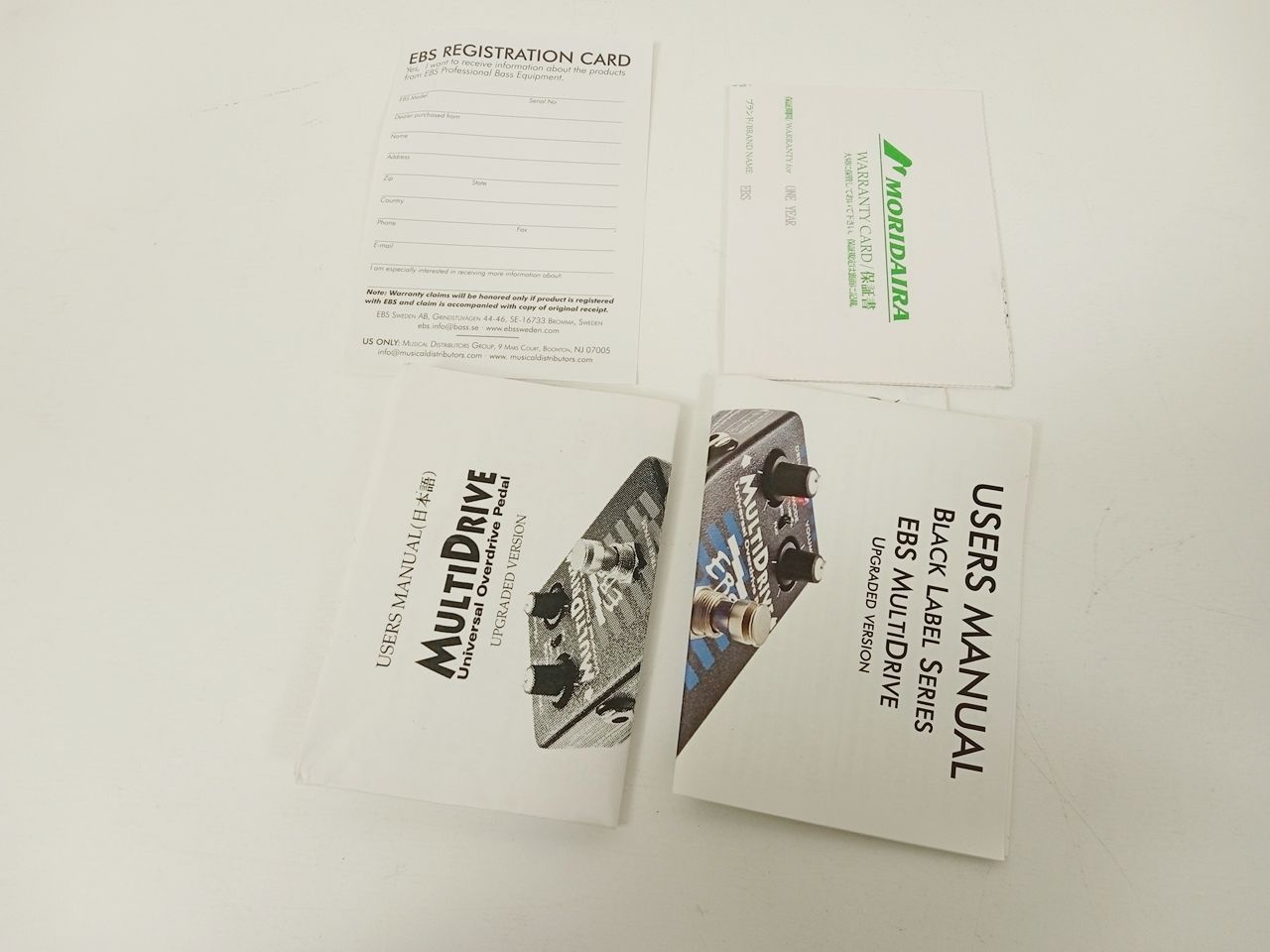 EBS イービーエス MULTI DRIVE マルチドライブ ベース用 オーバードライブ 音出し 済み M 6106