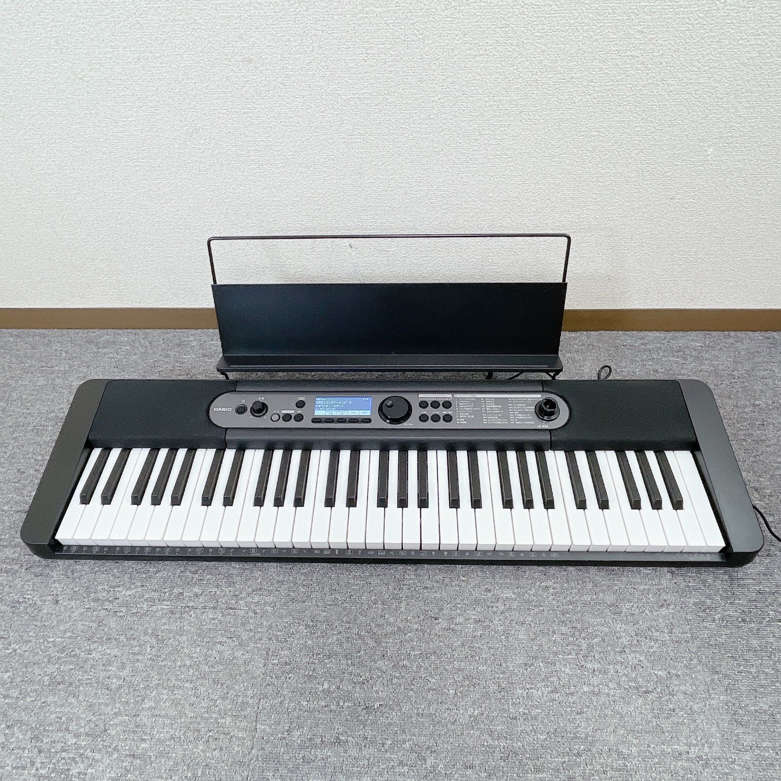 【美品】CASIO LK-536 電子キーボード25年製 美品】CASIO LK-536 光ナビゲーション 電子キーボード 25年製 動作確認