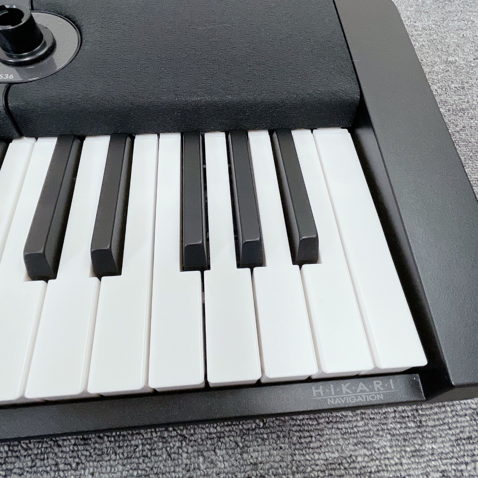 美品】CASIO LK-536 光ナビゲーション 電子キーボード 25年製 動作確認