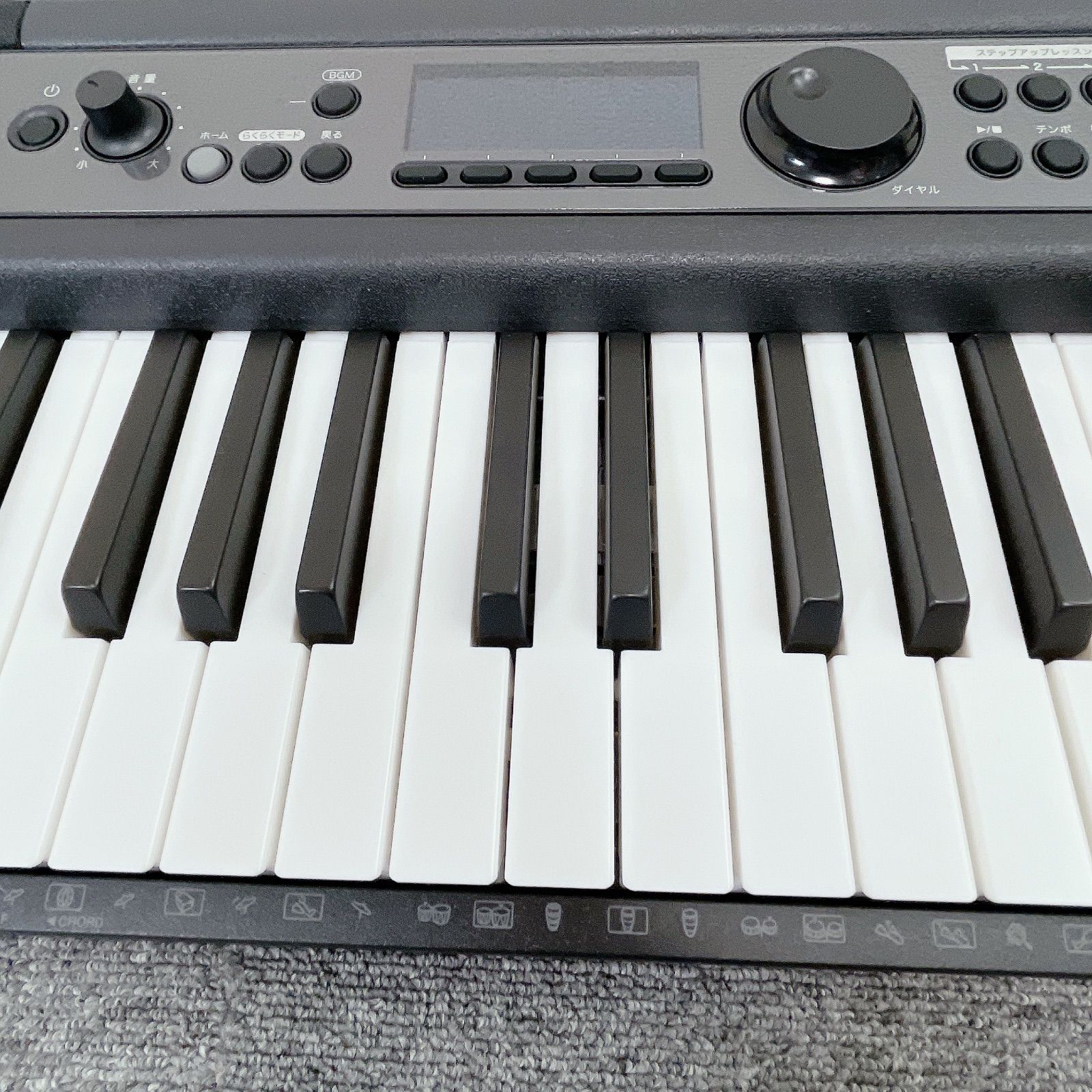 美品】CASIO LK-536 光ナビゲーション 電子キーボード 25年製 動作確認