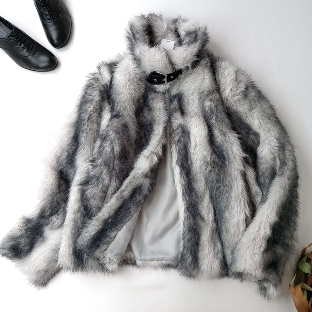 新品 LAGUA GEM ラグア ジェム FAUX ファーコート アウター 羽織 S