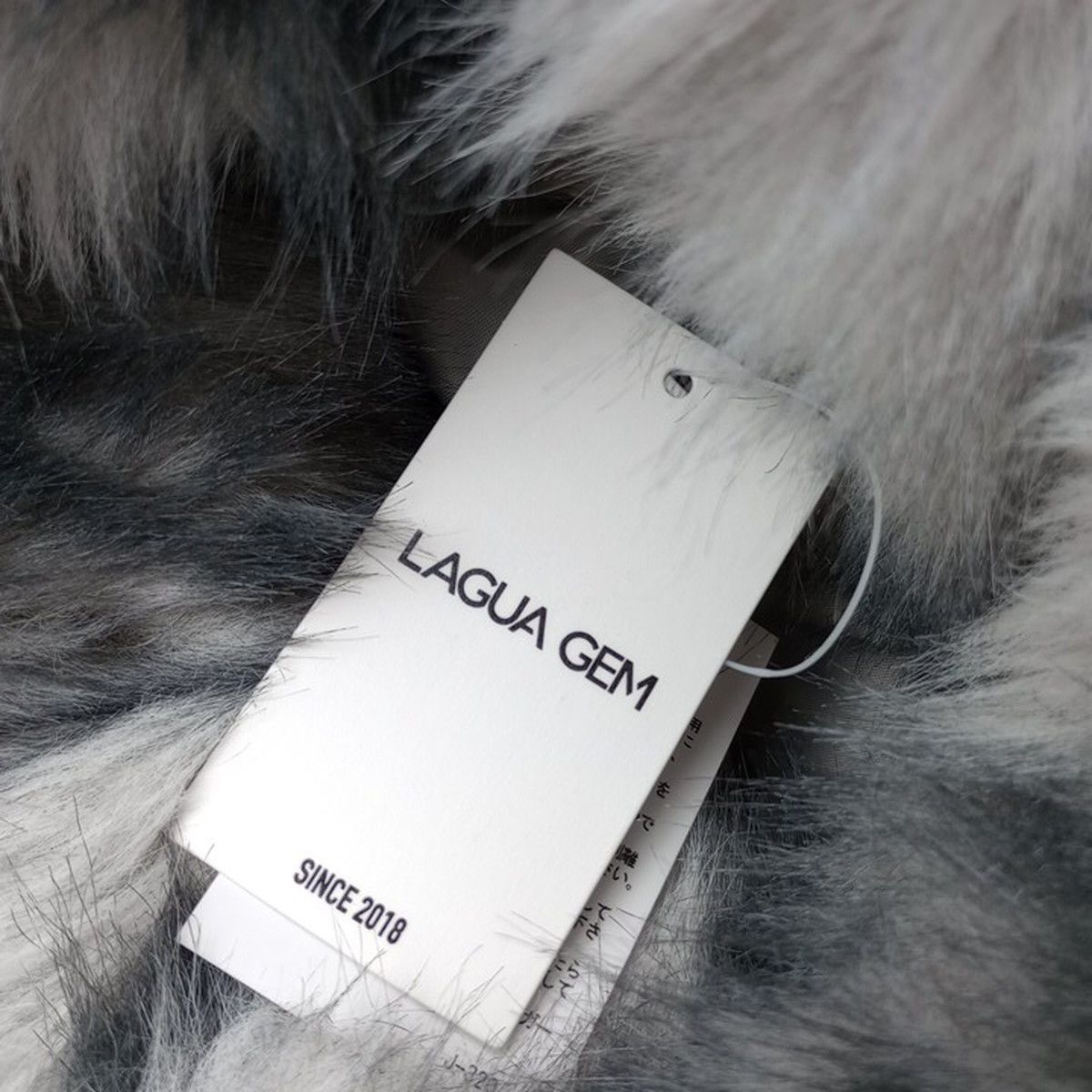 新品 LAGUA GEM ラグア ジェム FAUX ファーコート アウター 羽織 S