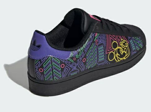 24.5㎝ ディズニー ミッキ-マウス スニーカー スーパースター 【adidas