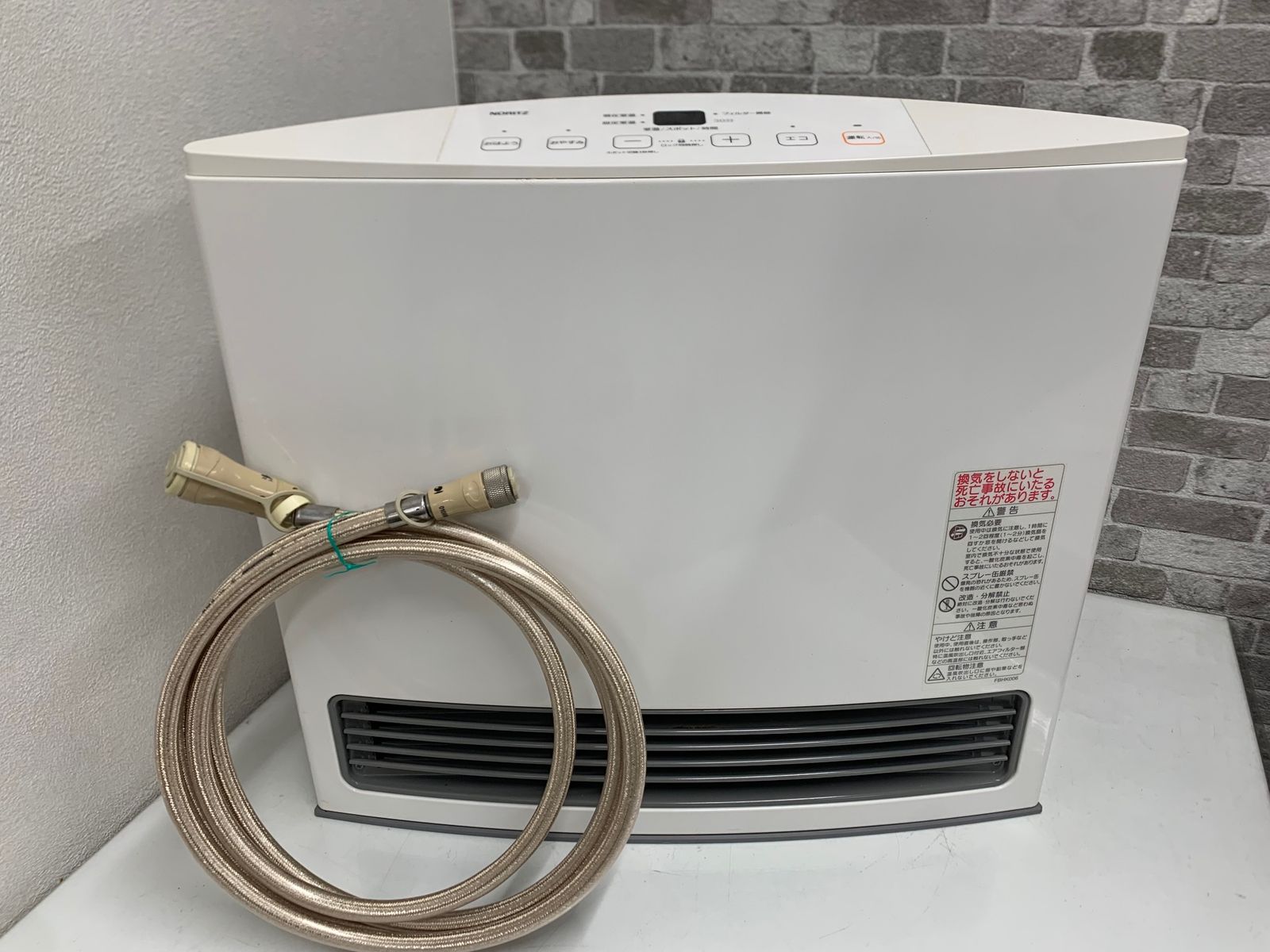 NORITZ ノーリツ ガスファンヒーター GFH-4005S-W5 LPガス用 2019年製