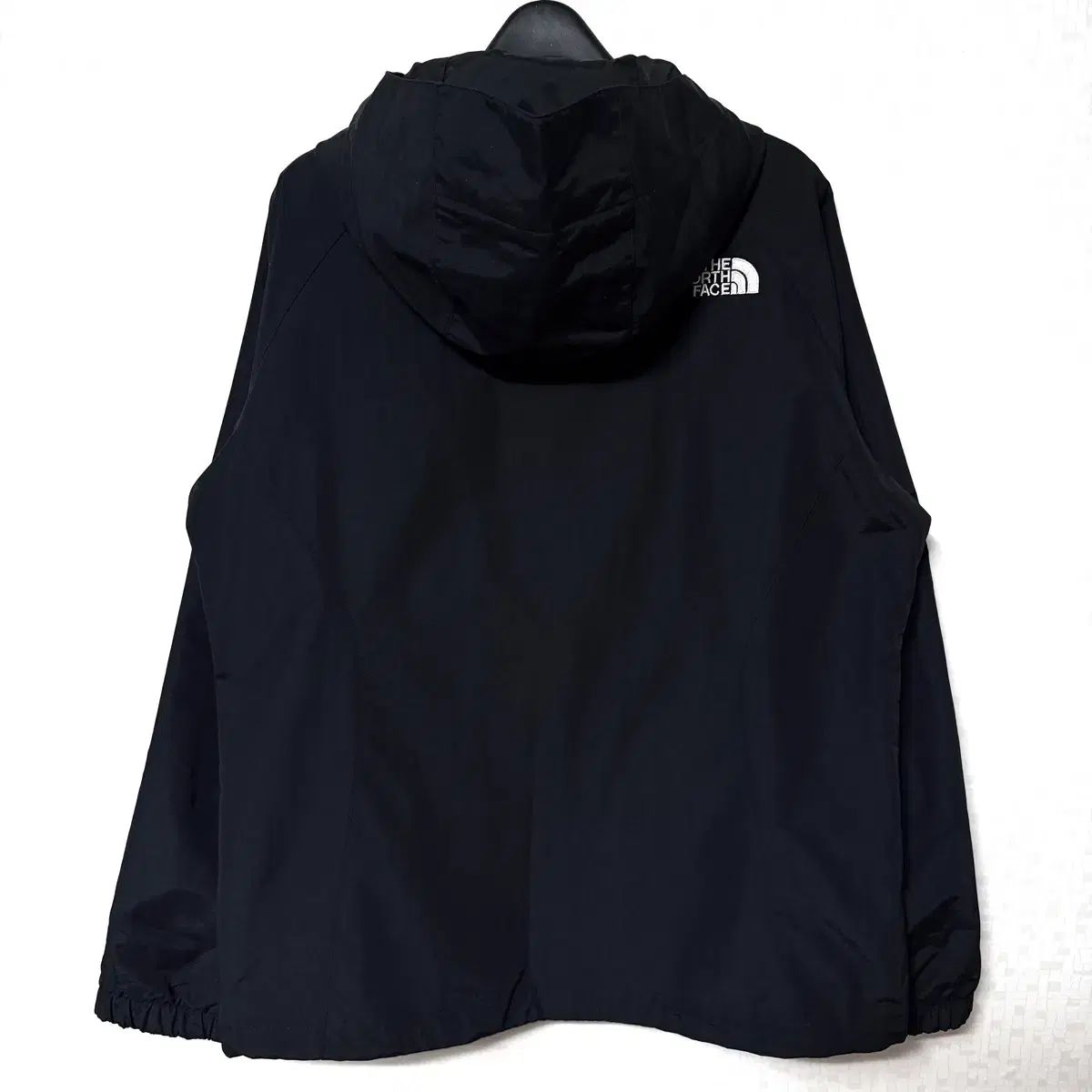 L 100 ザノースフェイス レディース ウィンドブレーカー ジップアップ ジャケット ブラック