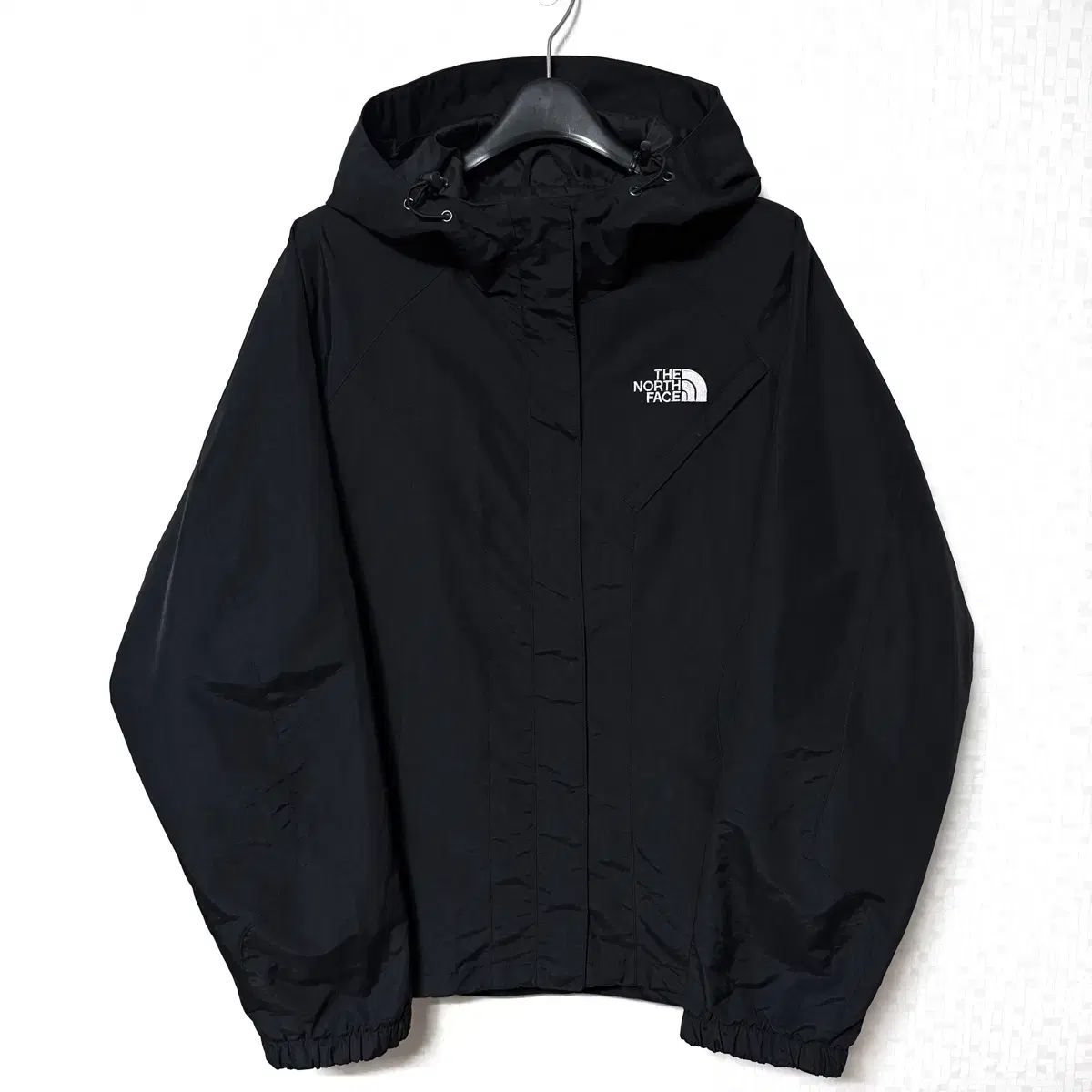 L 100 ザノースフェイス レディース ウィンドブレーカー ジップアップ ジャケット ブラック