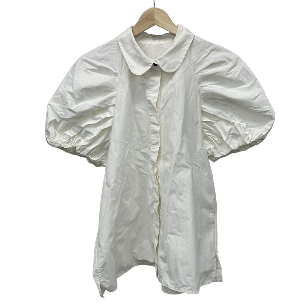MACHATT マチャット 半袖シャツブラウス サイズF レディース - 白 バルーン袖
